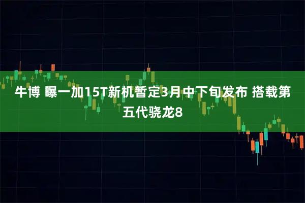牛博 曝一加15T新机暂定3月中下旬发布 搭载第五代骁龙8